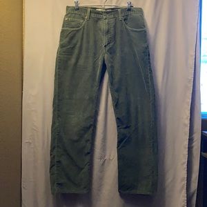 Green Levi pants